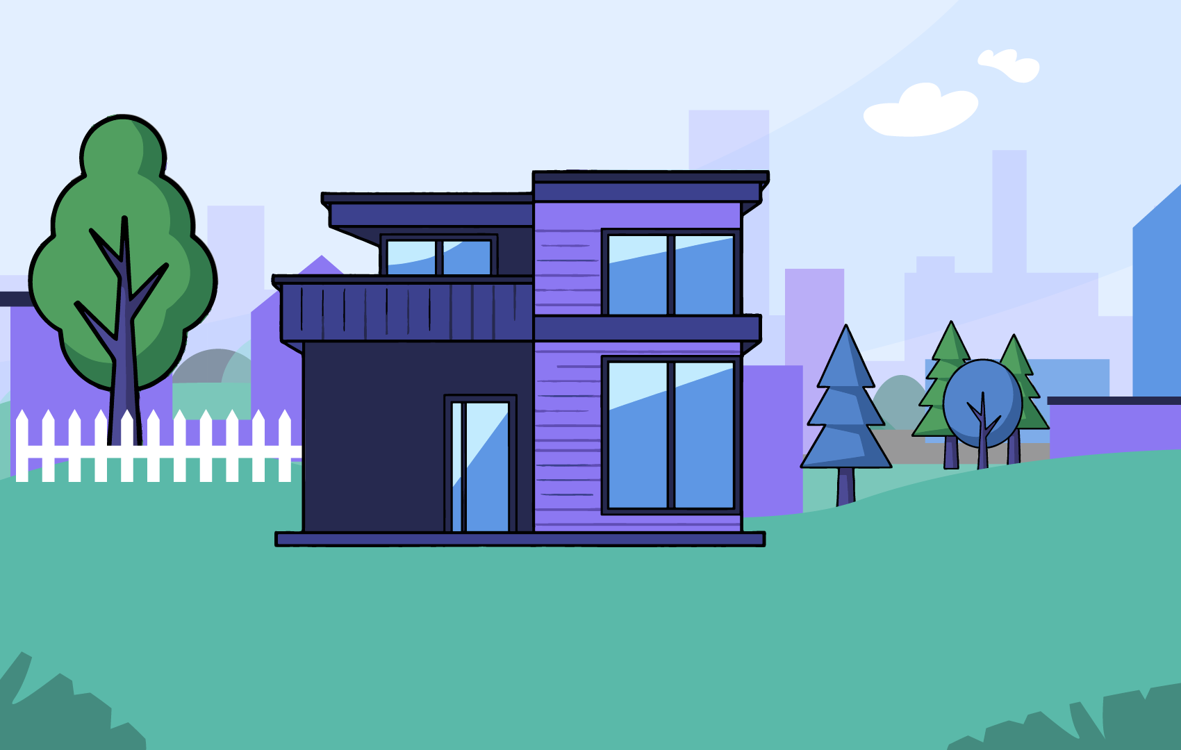 Illustration des Hauses